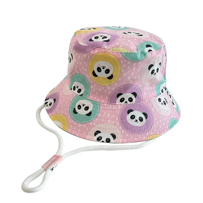 New Panama Summer Baby Girls Hat Beach Sun Cap Travel Boys Fisherman Cap Outdoor Children Bucket Hats Cotton Toddler Baby Hats